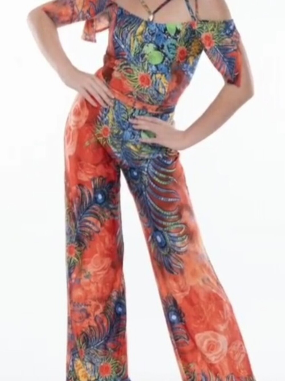 Vibrant Floral Sleeveless Dress